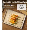 Unbleached Parchment Paper Sheets – 12" x 16.5" Pre-Cut, Non-Stick,