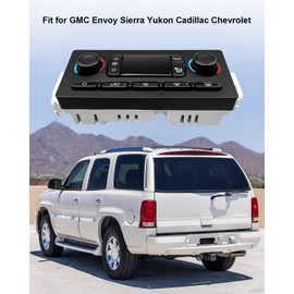 599-211XD A/C Heater Climate Control Module Panel Switch Fit for Chevy Silverado Suburban Tahoe Trailblazer Avalanche GMC Sierra Yukon Replace 10367041 10367042 10399657