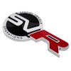 CSC AUTO Tailgate Badge 3D Metal SVR Trunk Badge Body
