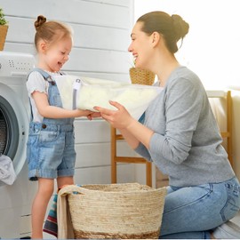 KU 4 Stück Wiederverwendbare Wäschenetz Wäschesack Mit Reißverschluss für Schuhe Waschbeutel Multi Wäschesack Schuhe Wäschebeutel für Waschmaschine und Reise