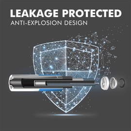 Voniko Ultra Alkaline D Batteries, Batteries D Size 8 Pack, 10-Year Shelf Life and 6-9 Times The Power as Carbon Batteries, Type D Battery 1.5 Volt