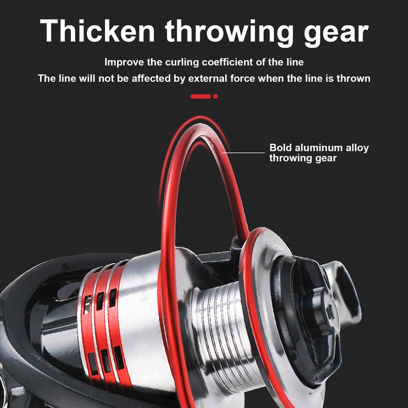 AL Spinning Reel 13+1BB Left Right Interchangeable High Speed Fishing