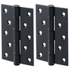 Mooche Pack of 2 Door Hinges - 12.5 cm Black