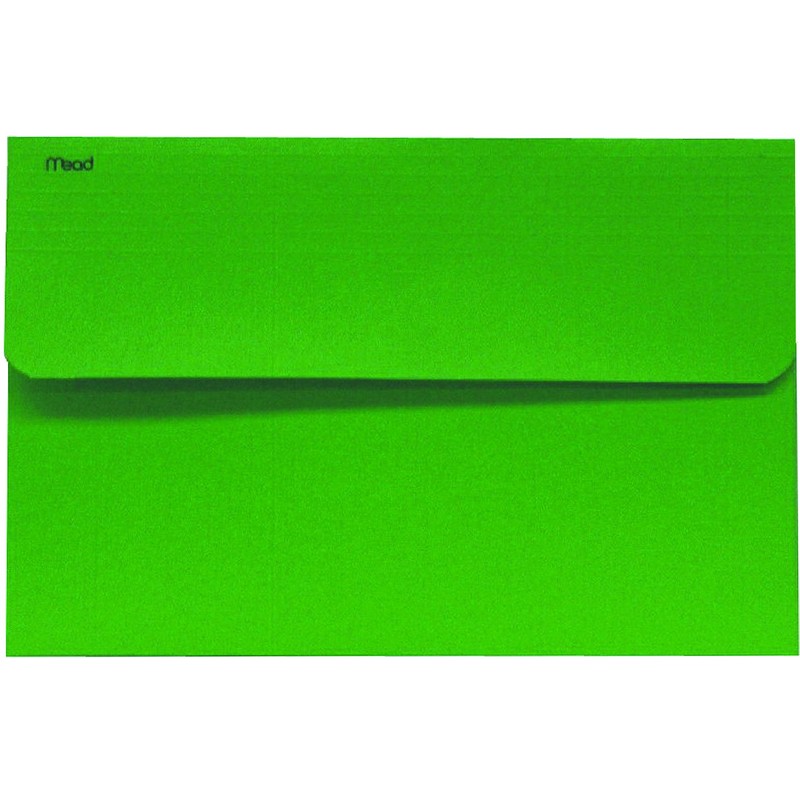 Mead 35364 Brite Wallet, Legal Size, 10x15-Inch, Assorted Fluorescent Colors