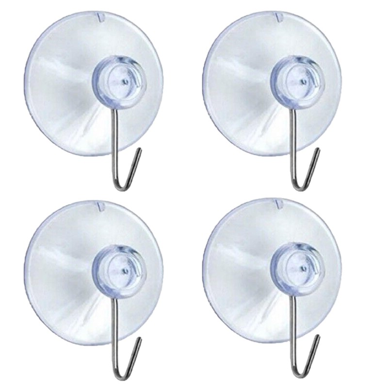 SHATCHI 12Pcs Heavy Duty Suction Hooks – 53mm, Multi-Purpose Reusable
