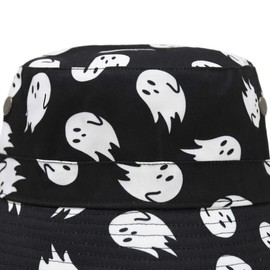 DALIX Bucket Hat Cotton Lightweight Style Men Women in Ghost-Black X-Large