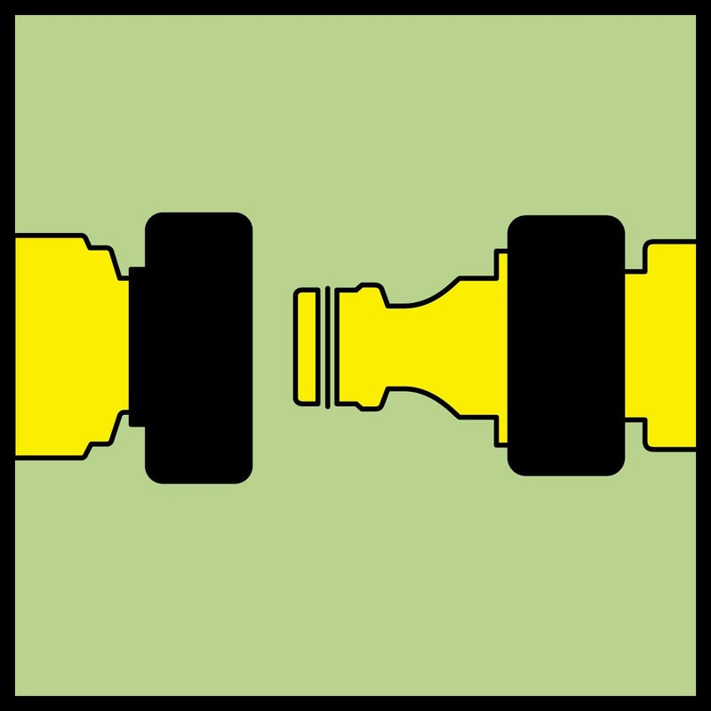 Kärcher 2.645-017.0 Schlauchkupplung (Messing, 1/2 Zoll, 5/8 Zoll, Aquastop)