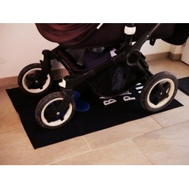 Dirt Mat for Prams & Buggies/Washable Functional Rug - Protects the Floor/Highly Absorbent Microfibre/Practical Accessories / 67 x 110 cm Baby Park Space