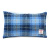 Harris Tweed Rectangular Cushion Cover With Velvet Back Made In