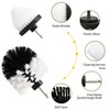 Drill Brush Attachment Set, 5pcs 1/4in Power Scrubber Brush with