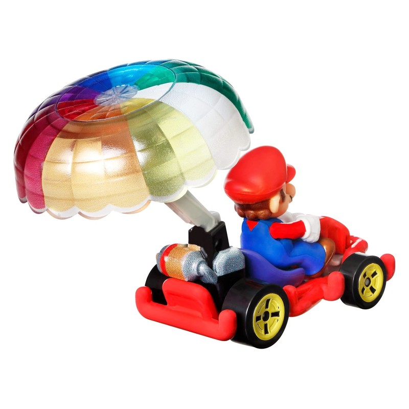 Hot Wheels Mario Kart Mario Pip Frame Parachute Car