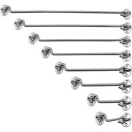 Onpira Stainless Steel Storm Hook, Door Hook, Door Hook, Window Lock (Length: 42 cm)