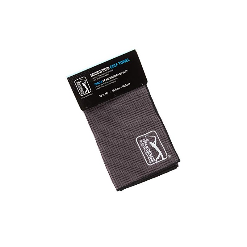 PGA Tour - Golf Towel, Premium Microfibre Towel, Bag-loop, 38”