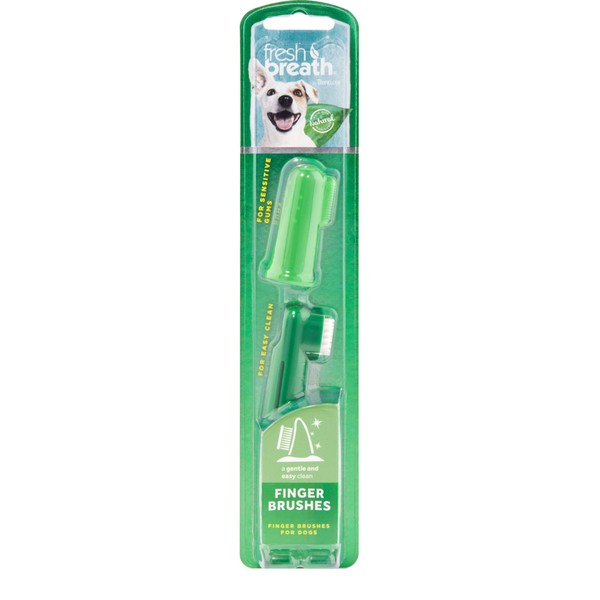 Fresh Breath by TropiClean Finger Brushes, 2 pack