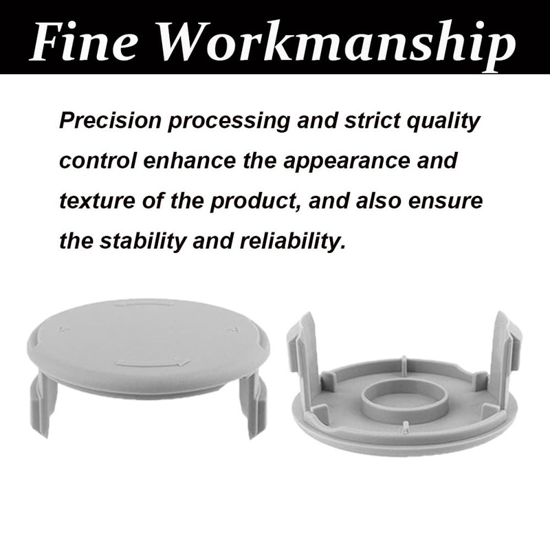 SagaSave 2PCS Trimmer Spool Cover Set, 33 * 75mm, Replacement