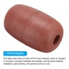 PATIKIL 4.33" x 2.76" Rope Float Buoy, 6 Pcs 270g