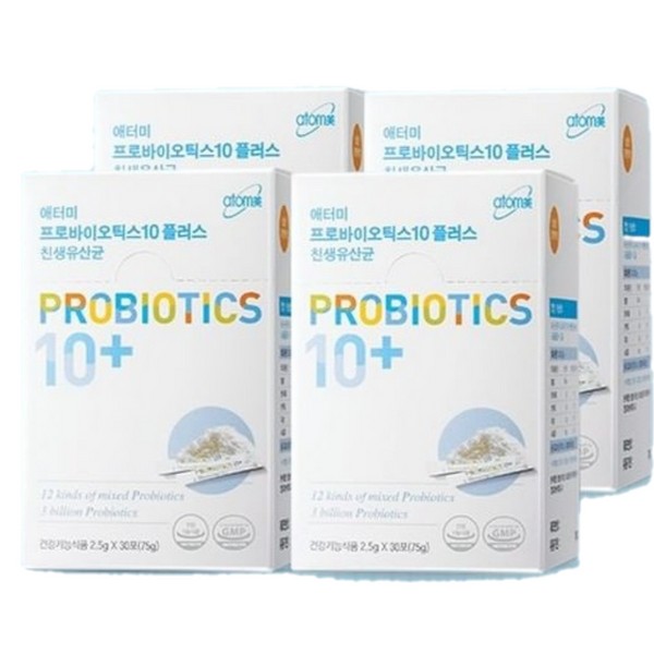 Atomy Probiotics 10 Plus Probiotic Lactobacillus 30C / 애터미 프로바이오틱스 10플러스 친생 유산균 30C X 4박