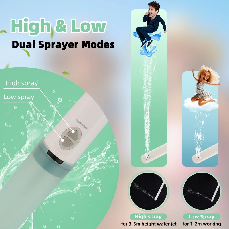 Hibbent Portable Bidet for Travel High Pressure Handheld Electric Bidet