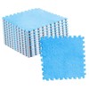 10pcs Plush Puzzle Floor Foam Mat Tiles Fluffy Cuttable Anti
