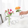 ZOOFOX Set of 12 Glass Bud Vases for Centerpieces, Small
