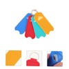 Beavorty 20pcs Portable Keychain Lipstick Holder Pu Lipstick Storage Bag
