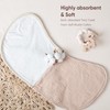 lulumoon Muslin Burp Cloths for Babies: 100% Soft Cotton Large