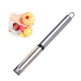 Apple Corer, Easy Removal of Apple Kernels, Apple Cutter, Stainless Steel Apple Cutter, Comfortable Handle for Baked Apple, Apple Pie, Apple Rings, Easy to Use and Durable Apple Corer Remover