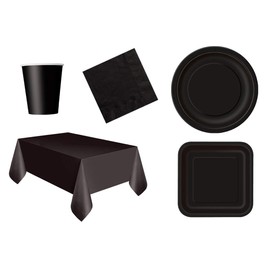 9oz Black Paper Cups, 8ct