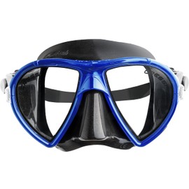CRESSI Ocean Mask Black/Blue Unisex Diving Mask for Snorkelling and Diving, Black/Blue, One Size