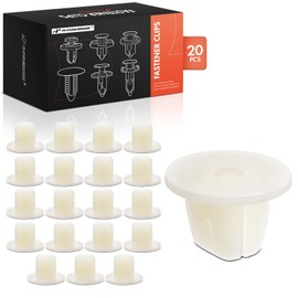 A-Premium 20PCS Nylon Rocker Molding Grommet Clip Nut Retainer Compatible with Toyota Camry, RAV4, Corolla, Prius, Tacoma, Highlander, Sienna, 4Runner, Avalon & Scion & Lexus - For 9mm x 9mm Hole