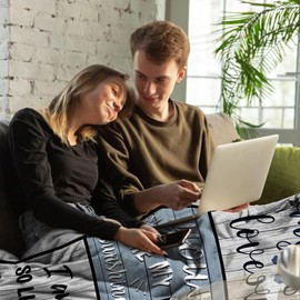 Gifts for Men, Birthday Gifts for Him Husband, Funny Gifts for Men, Blanket Gifts for Anniversary Father's Day Valentines Wedding for Boyfriend, to My Man Throw Blanket 50"x 60"