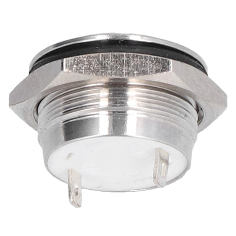 5Pcs Flat Top Button Switch Stainless Steel Waterproof Screw Terminal