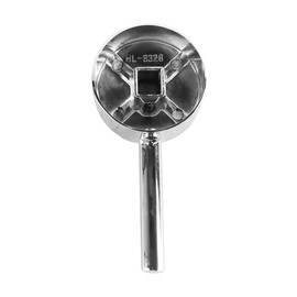 Laroal Tap Handle for Cartridge Stem 10x11 mm Universal FaucetLever Handle with Hot Cold Water Mark and Screw Polished Chrome (for 40mm Cartridge)