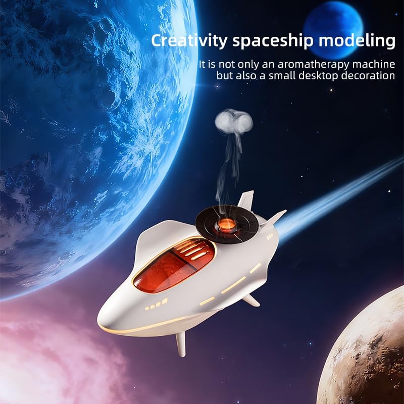 ACOTOBOW Spacecraft Aroma Diffuser with 2 Spray Modes - 3-Speed