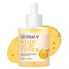 Vital-V Kojic Acid Toner 100ML/3.38 fl.oz - Designed to Target Dark Spots, Hyper Pigmentation & Uneven Skin Tone Skincare Daily Radiance Salicylic