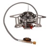 Mini Camping Gas Stove Windproof Stove Three Core Head Gas