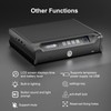 Biometric Quick Access Gun Safe for 2 Pistols,3 Ways Unlock