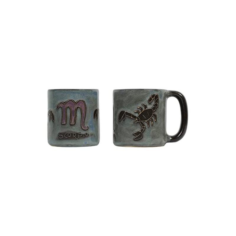 Mara Stoneware Zodiac Mug - Scorpio - 16 oz.