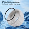 GAQUECY 2" Half PKG188 Heater Union Adapter Compatible with Pentair