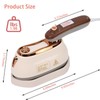Travel Clothes Steamer, 1200W High-Power Handheld Steam Iron, 2-In-1 Steamer&Iron,