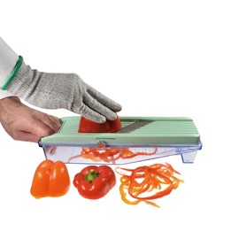 Benriner Mandolin Vegetable Slicer BN-1 64 mm Green without Collection Container with Engraving