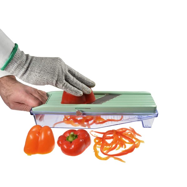 Benriner Mandolin Vegetable Slicer BN-1 64 mm Green without Collection