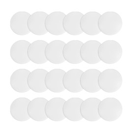 uxcell Door Stopper Wall Protector, 24Pcs 40mm/1.57" Silicone White Door Knob Wall Protectors with Self Back Adhesive Door Handle Bumper Stops for Home Office