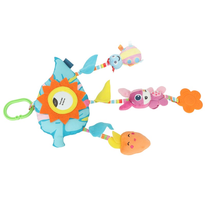 Car Seat Toy Baby Newborn Plush Hanging Clip On Infant
