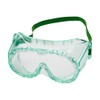 Sellstrom Flexible, Soft, Direct Vent, Protective Safety Goggle, Green-Tinted Body,