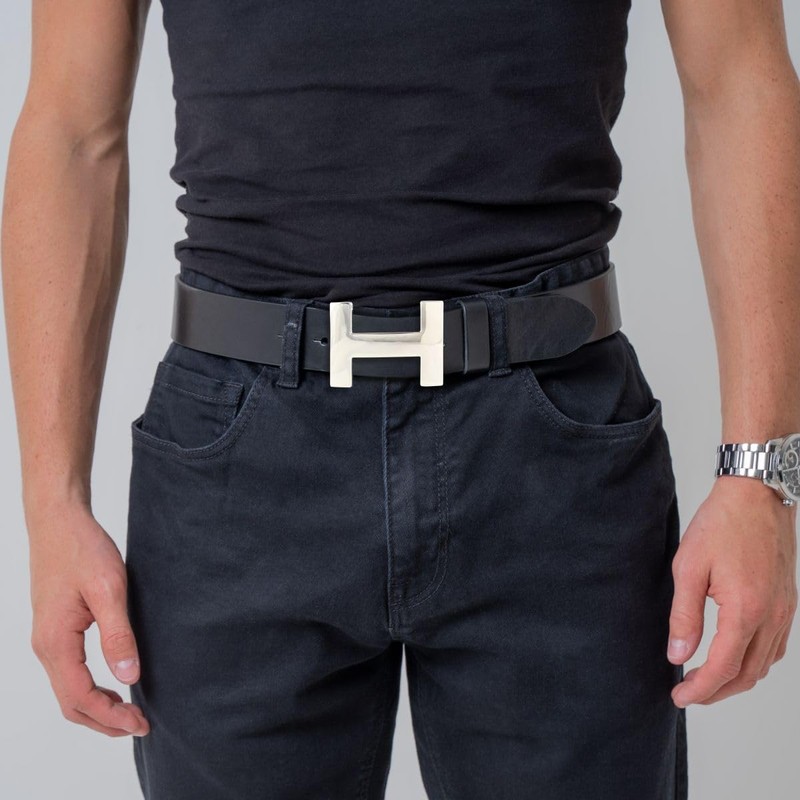 BELTINGER Henry Designer Belt Made of Full Cowhide Leather, 4