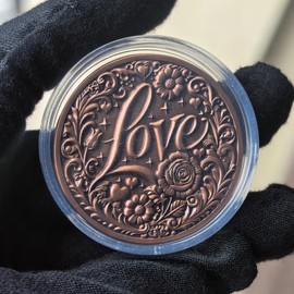 Love Coin with Motivational Quote – Romantic Token of Love for Couples, Inspirational Keepsake