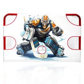 kasifei 6' x 4' Hockey Net Goalie Target - Shooter Tutor for Practicing Shooting Accuracy - Hockey Training Equipment