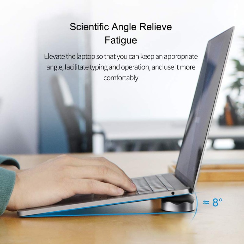 Hagibis - Almohadilla de refrigeración para computadora portátil, diseño ergonómico