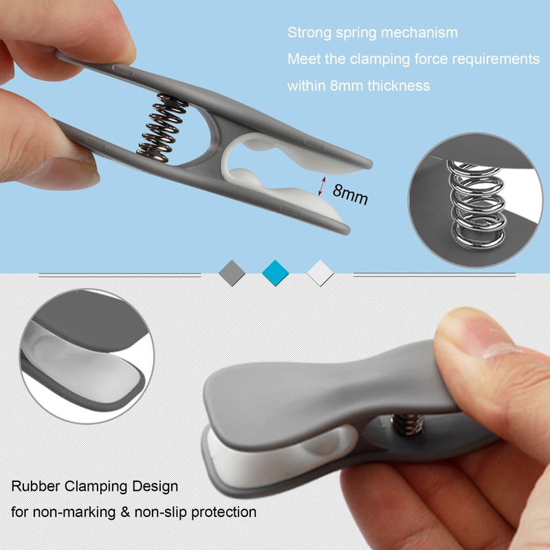 12pcs Magnetic Clips Set - Strong Magnetic Multi-Purpose Clips for